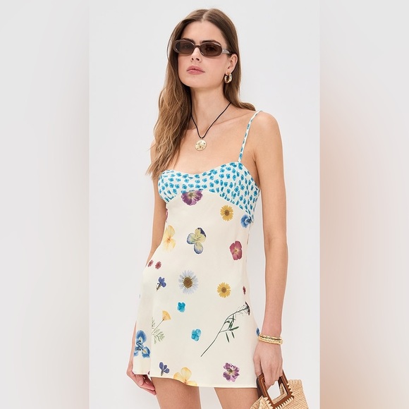 Vrg Grl Dresses & Skirts - VRG GRL Love Language Bias Cut Mini Dress NWT